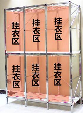 简易衣柜不锈钢布衣柜布艺经济型组合衣橱双人布柜折叠钢架挂衣柜