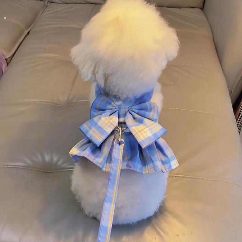 狗狗牵引绳狗链子中小型犬遛狗绳子背心式泰迪柯基法斗宠物胸背带