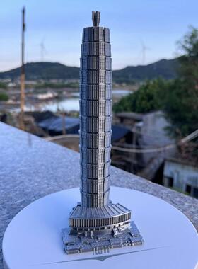 千玺广场模型郑州大玉米楼模型地标建筑摆件旅游礼品建筑工艺礼品