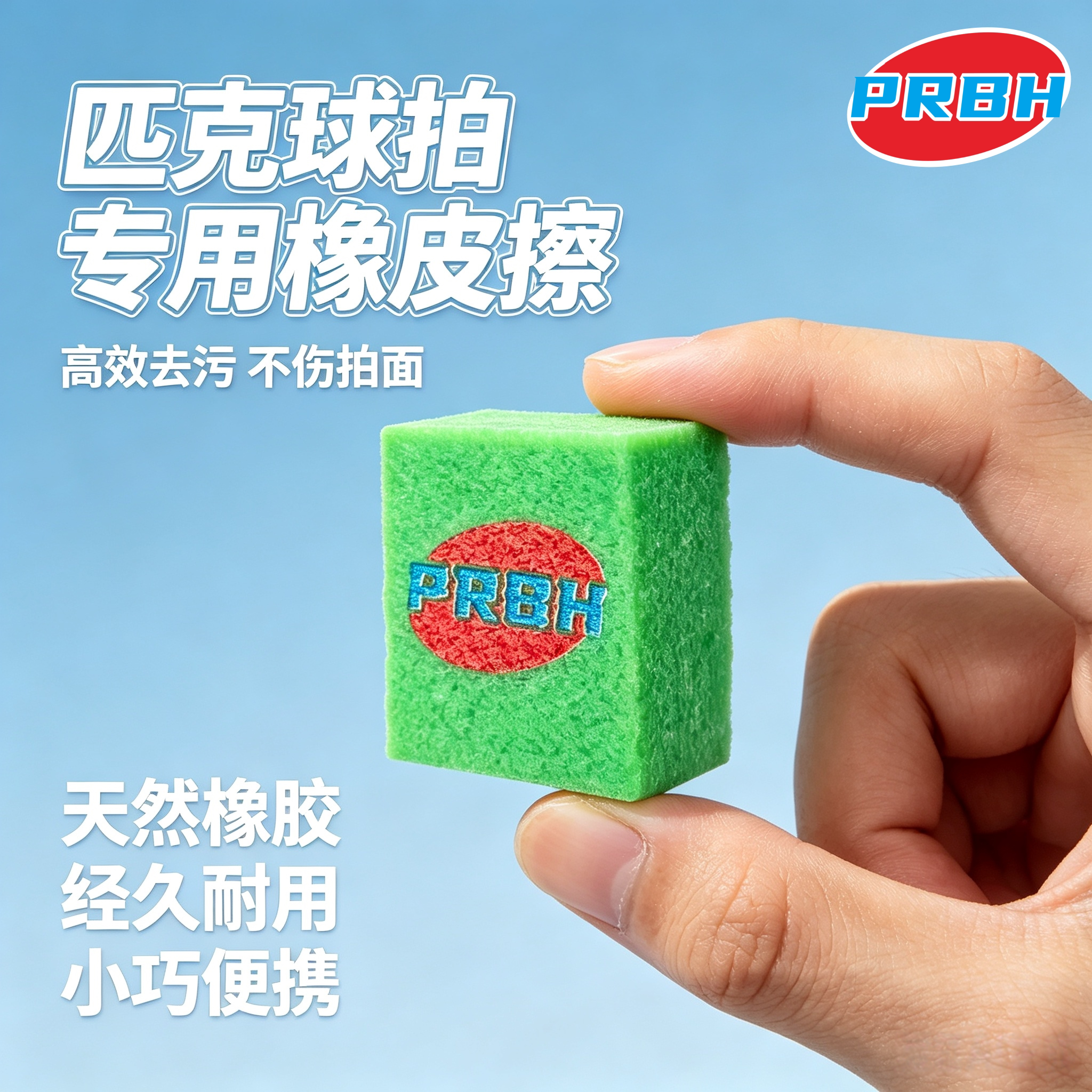 PRBH匹克球拍板橡皮专用擦清洁干净工具去除污垢划痕磨损球拍配件