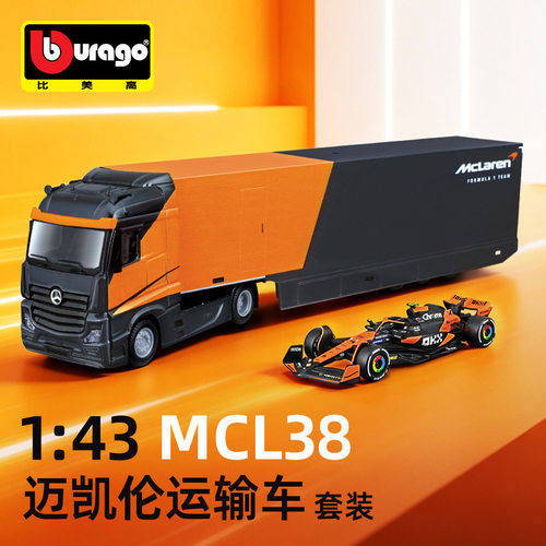 比美高1比43迈凯伦MCL38运输车