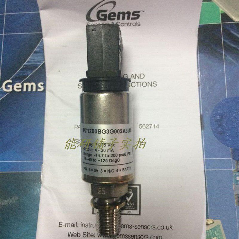 美国GEMS捷迈P71200BG3G002A3UA压力变送器/开关/传感器现货