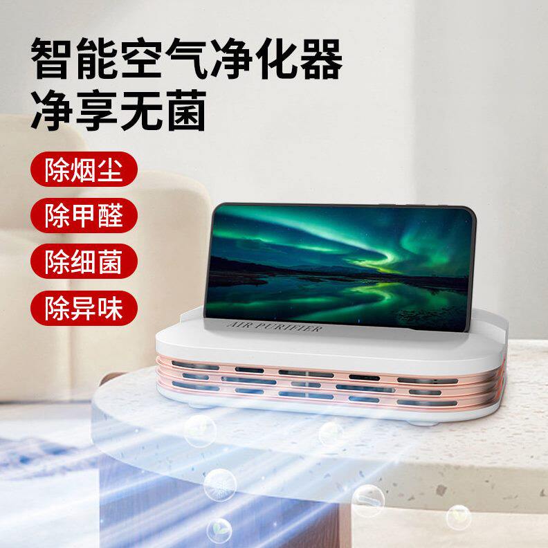甄选家用多功能空气净化器除异味智能净烟车载净化器室内除味器