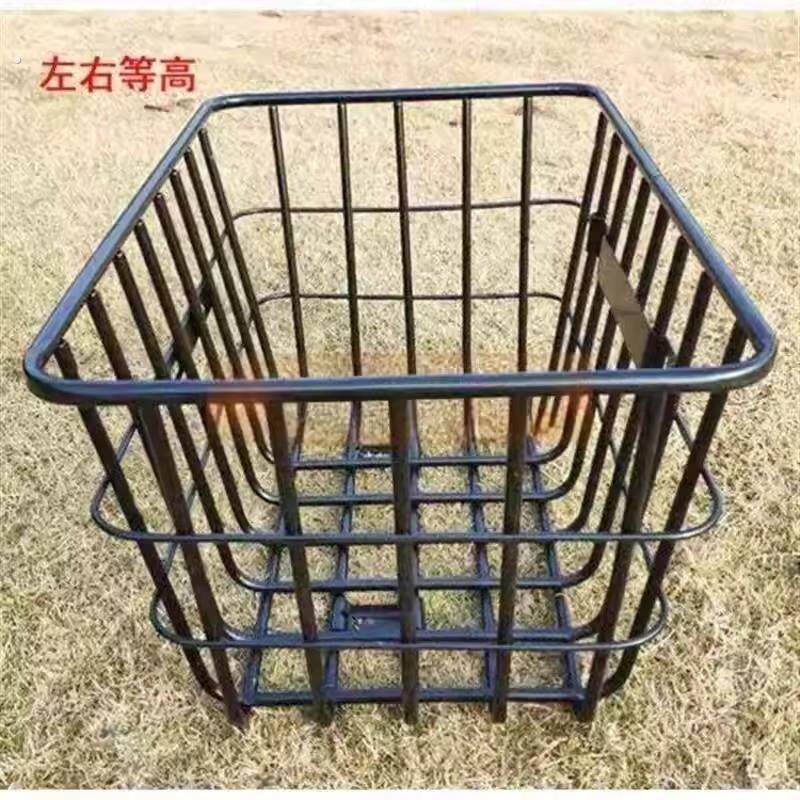 载重王车筐前置大号加粗电动车筐加厚无盖结实电动车拉货筐自行车
