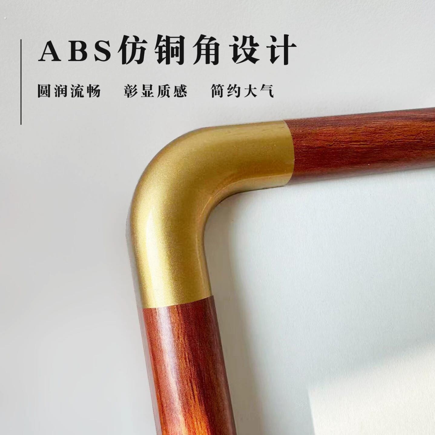 实木仿铜圆角国画画框中式装裱相框简约手工挂墙新中式字