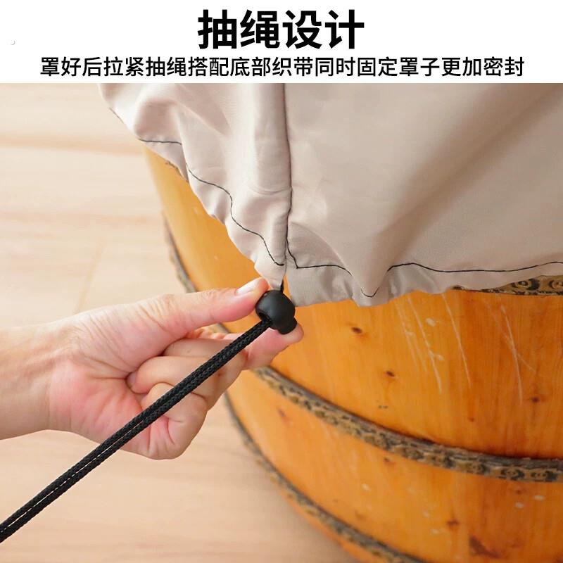 加厚牛津布泡澡桶防尘罩可浴桶浴缸套罩家用浴室浴桶隔脏盖布