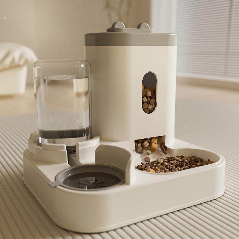 新型自动喂猫饮水器狗碗猫碗通用饮水机猫碗宠物用品跨境