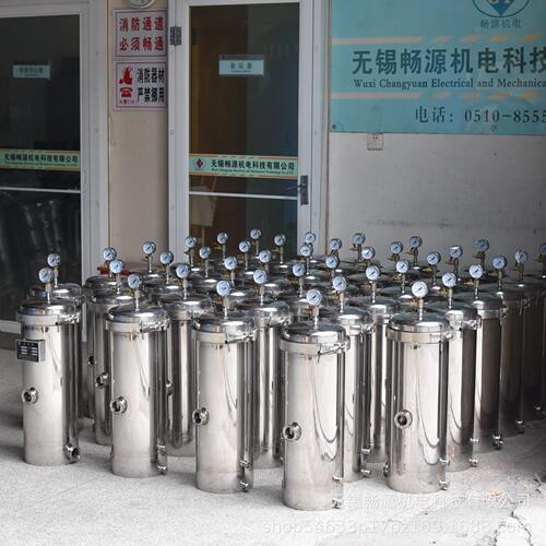 甄选不锈钢快开式过滤器 卡箍过滤器 不锈钢5芯20寸保安过滤器