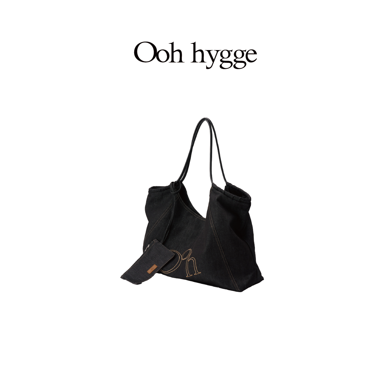 Oohhygge丹宁牛仔大容量托特包