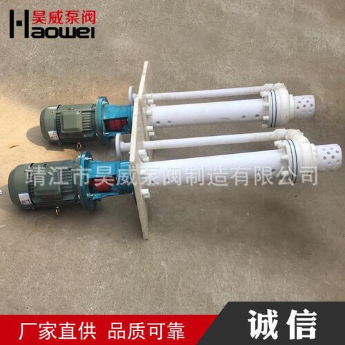 甄选供应立式液下泵 fys氟塑料排污泵 FYS工程塑料液下泵厂家