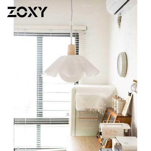 zoxy佐夕 日式奶油风餐厅小吊灯网红温馨家用阳台玄关民宿餐桌灯