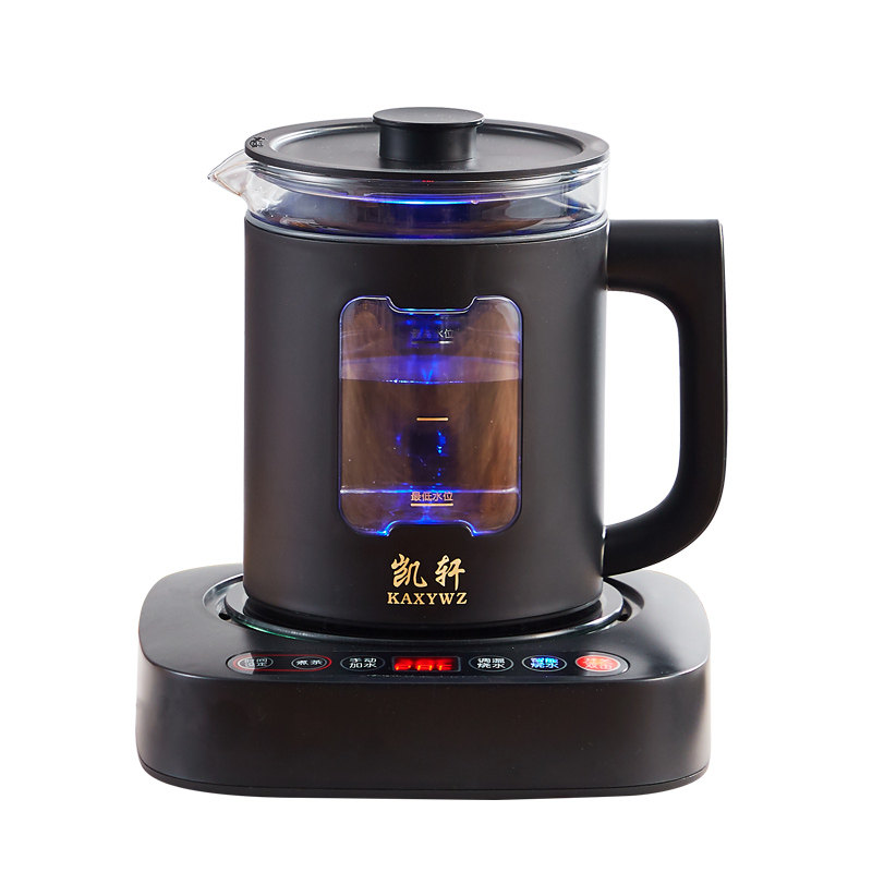 全自动底部上水电热烧水壶抽水玻璃喷淋式蒸汽煮茶器小型茶壶一体