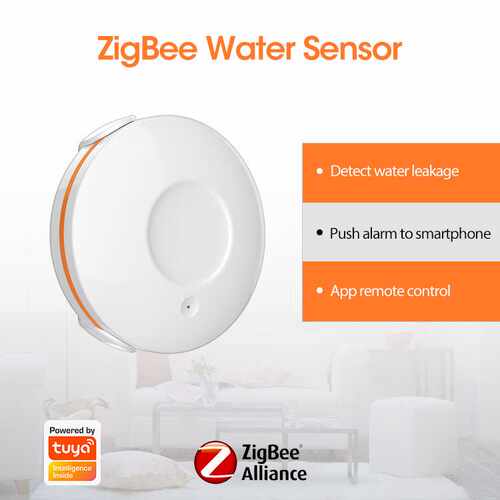NEO涂鸦ZigBee智能溢水探测器浸水满水位传感器漏水报警器