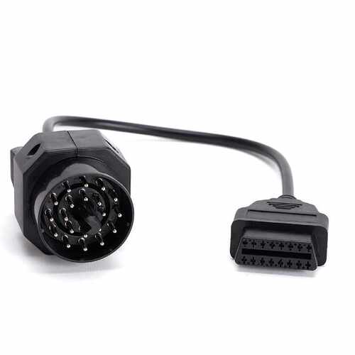 汽车BMW 20Pin to 16 Pin OBD2 Cable 宝马20针连接转换线 OBDII