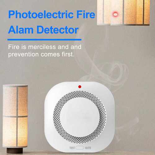 涂鸦WiFi烟雾探测器报警器烟雾传感器APP远程报警tuya zigbee3V款