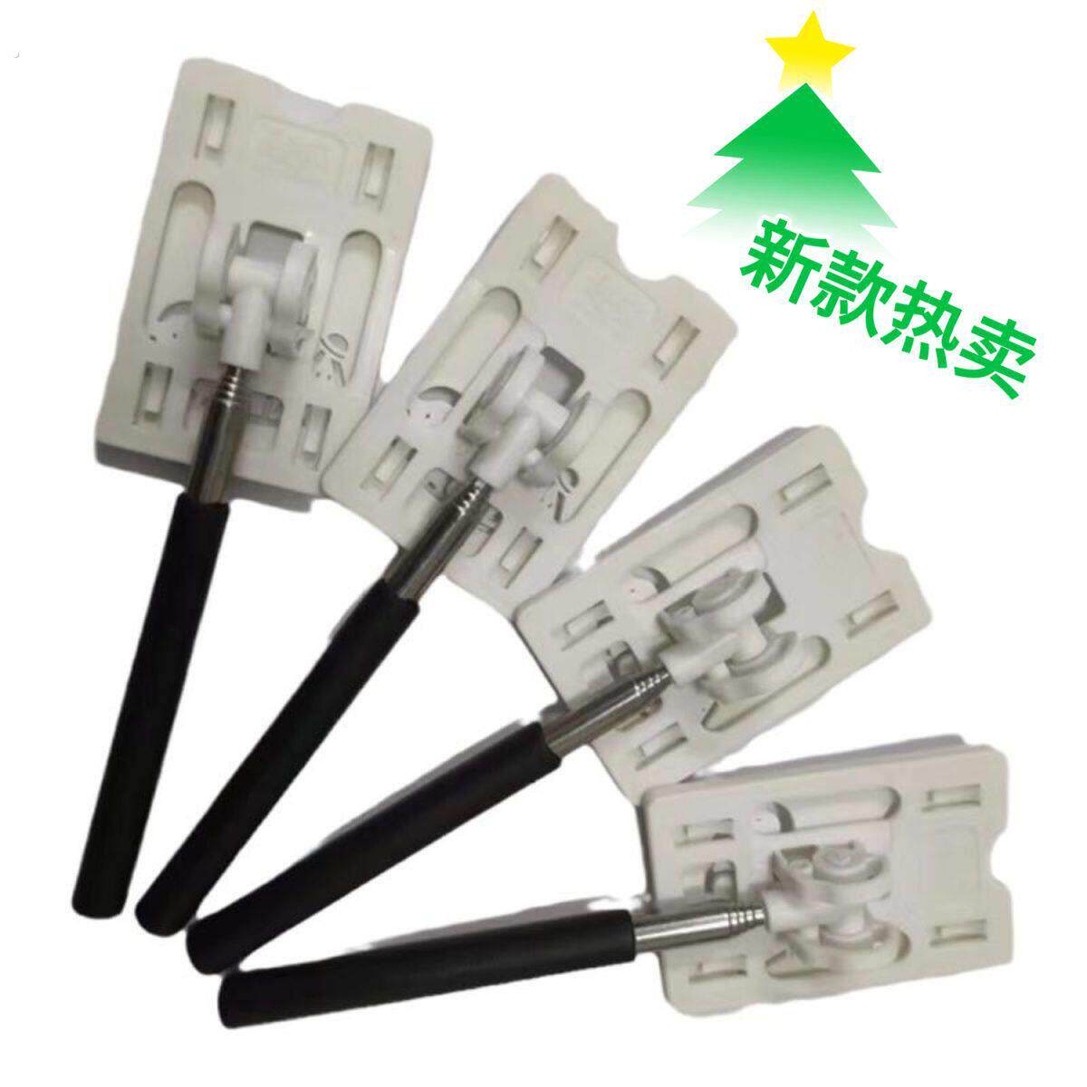 拍咭八达通神器不锈钢停车刷卡夹缩拍卡伸缩棒棍小区车库打嘀卡杆
