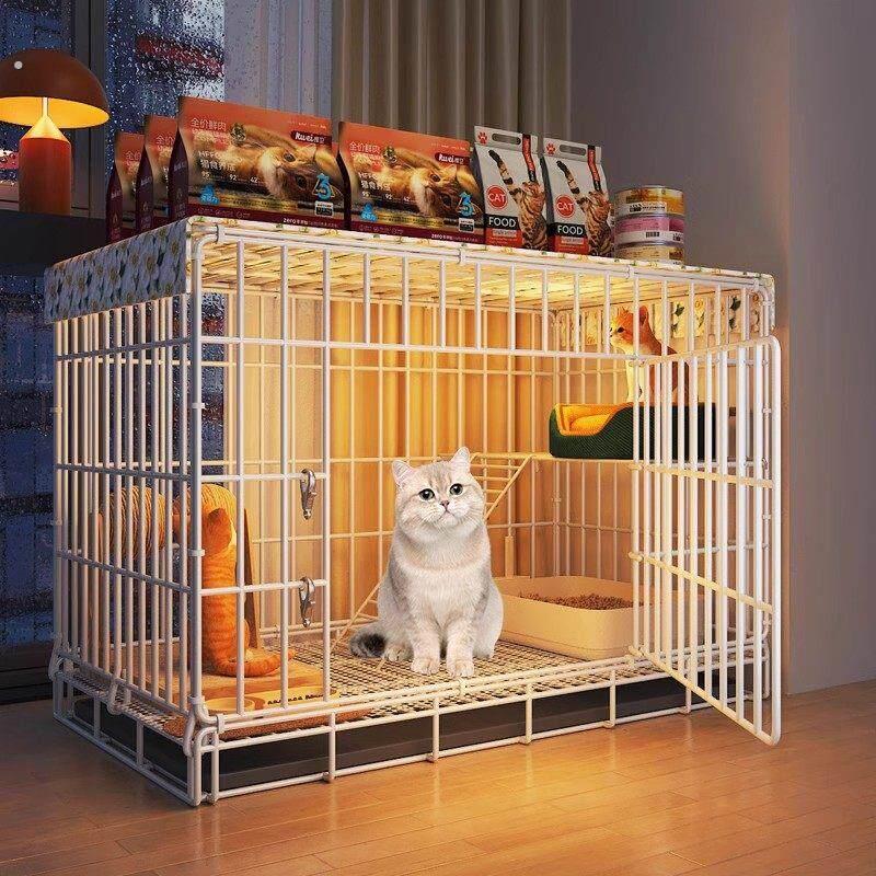 德国品质双层猫笼子超大自由空间家用室内猫窝猫厕所折叠幼猫专用