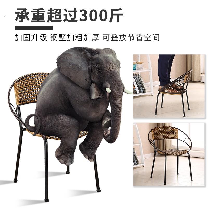 藤椅靠背椅藤椅小椅子腾椅子靠背椅家用靠背藤椅小藤椅家用小竹椅