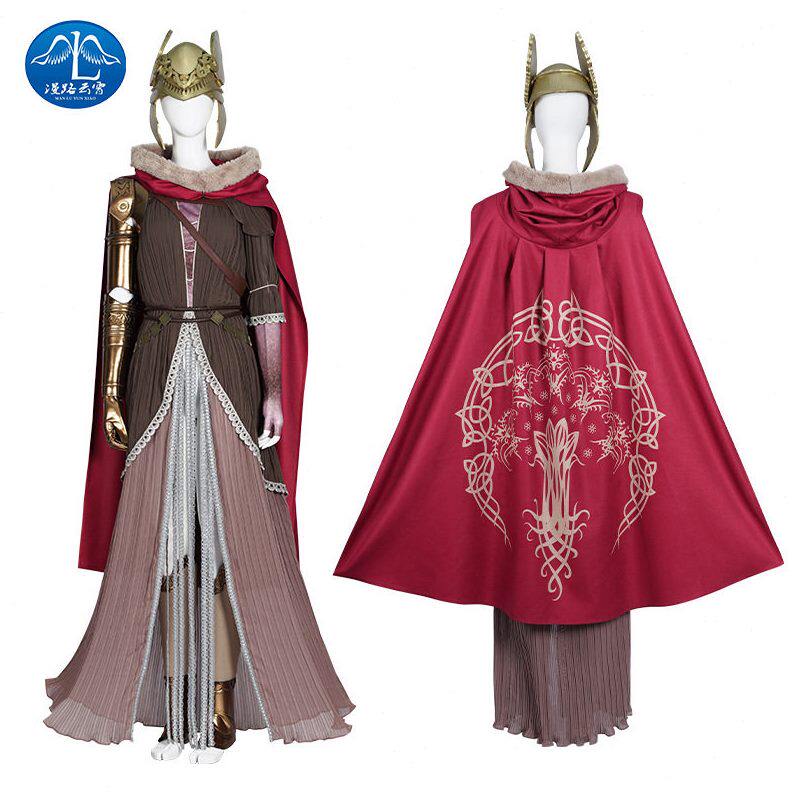甄选漫路艾尔登法环玛莲妮亚cos服老头环女武神cosplay万圣节厂家