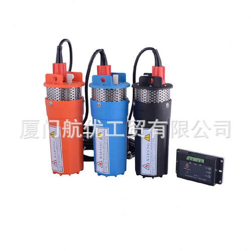 甄选微型直流太阳能潜水泵立式水泵12V24V微型太阳能泵深井潜水自