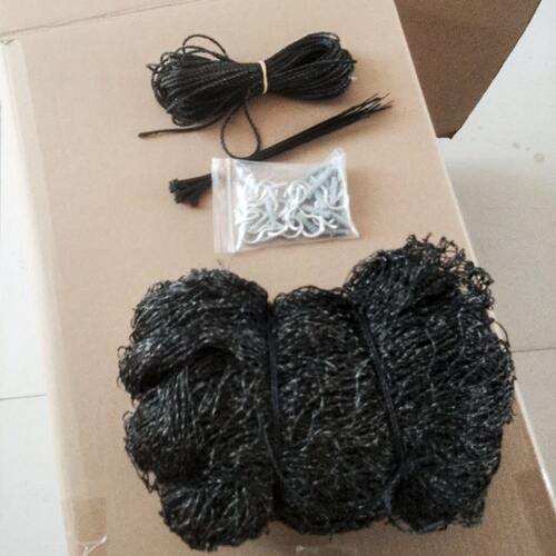 甄选阳台防猫狗网动物尼龙不钻孔透明黑色不锈钢丝宠物防护网防坠