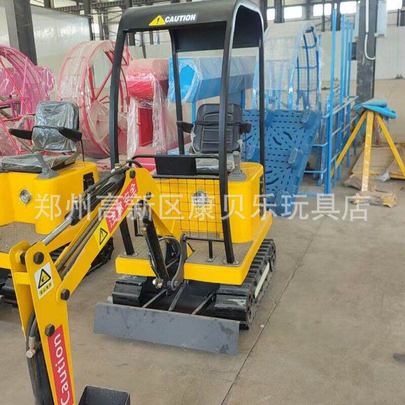 游乐场挖掘机室外广场商场挖掘机儿童大型仿真挖掘机投币扫码挖机