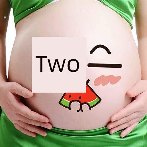 孕妇照道具孕大肚贴肚皮贴肚子贴纸怀孕肚脐贴画影楼写真拍照道具