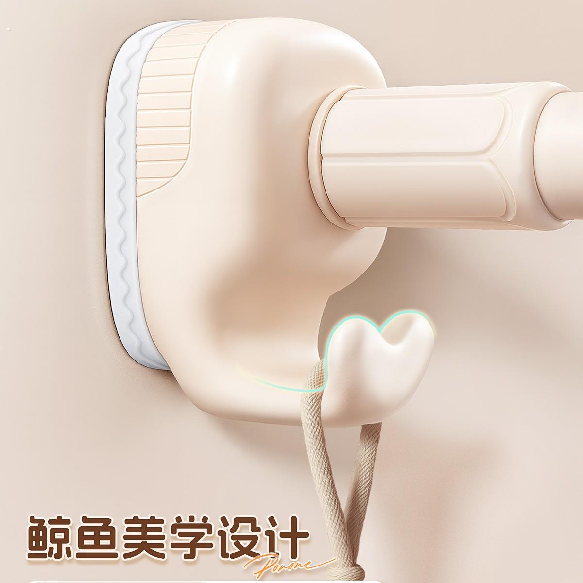 免打孔伸缩晾衣杆阳台收纳固定式晾晒衣架窗帘挂杆衣柜化妆室伸缩