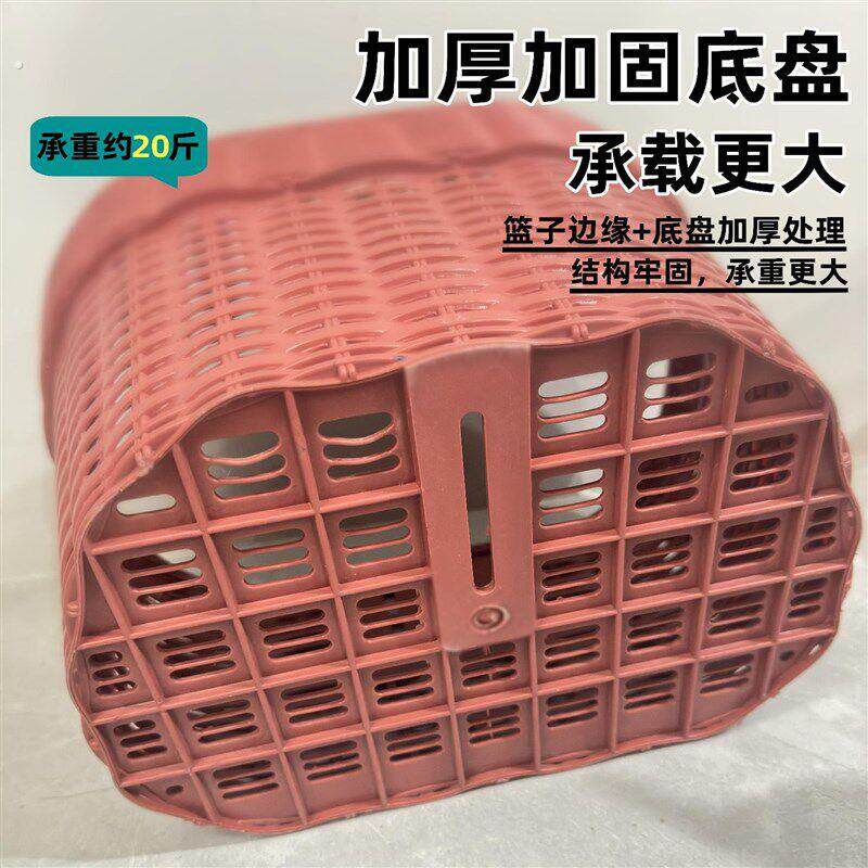 电动车后置车筐电动摩托车后尾挂篮置物神器车篓后用靠背菜篮子