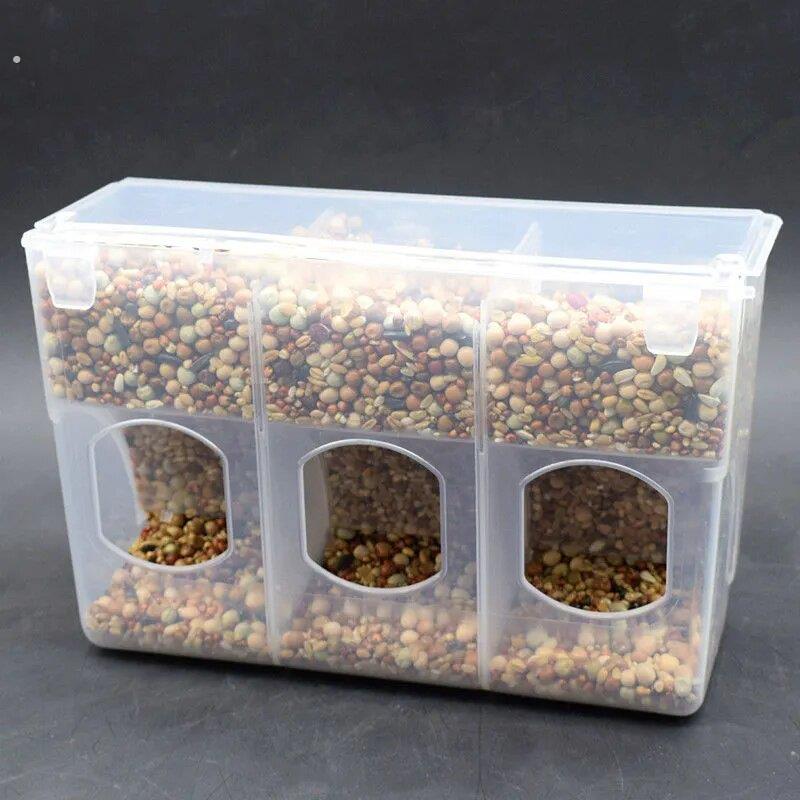 鸽子食槽下料器鸽子用品用具防撒喂食器带盖子水料槽饮水器自动食