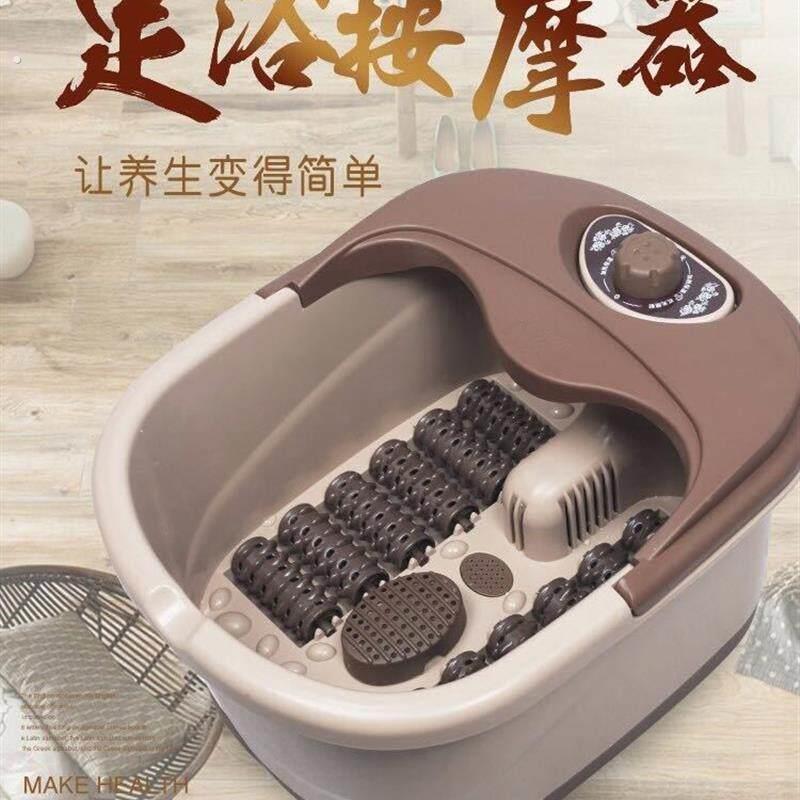 足健按摩足浴盆家用可携式自动恒温滚轮泡脚盆养生加热洗脚泡脚厂
