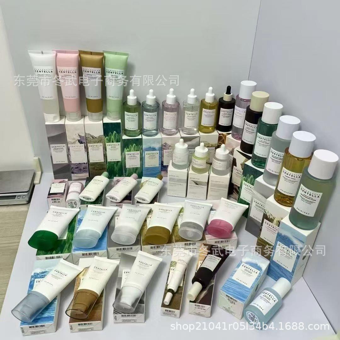 跨境韩国SKIN1004系列理肤天使积雪草面霜洗面奶空气防嗮安瓶精华