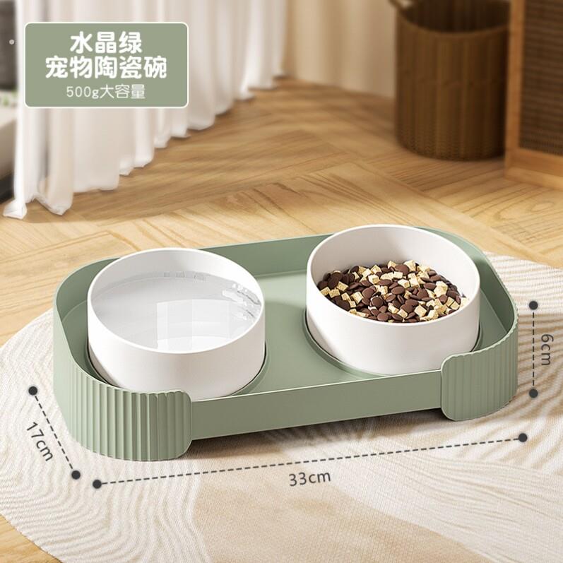 猫咪饮水机兔子食盆狗狗挂式水壶自动喂食喂水器狗宠物猫喝水用品