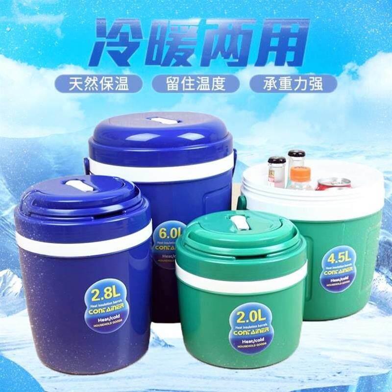 .塑料密封冰桶保温箱保冷可携式车载冷藏箱带盖子保鲜箱保温桶
