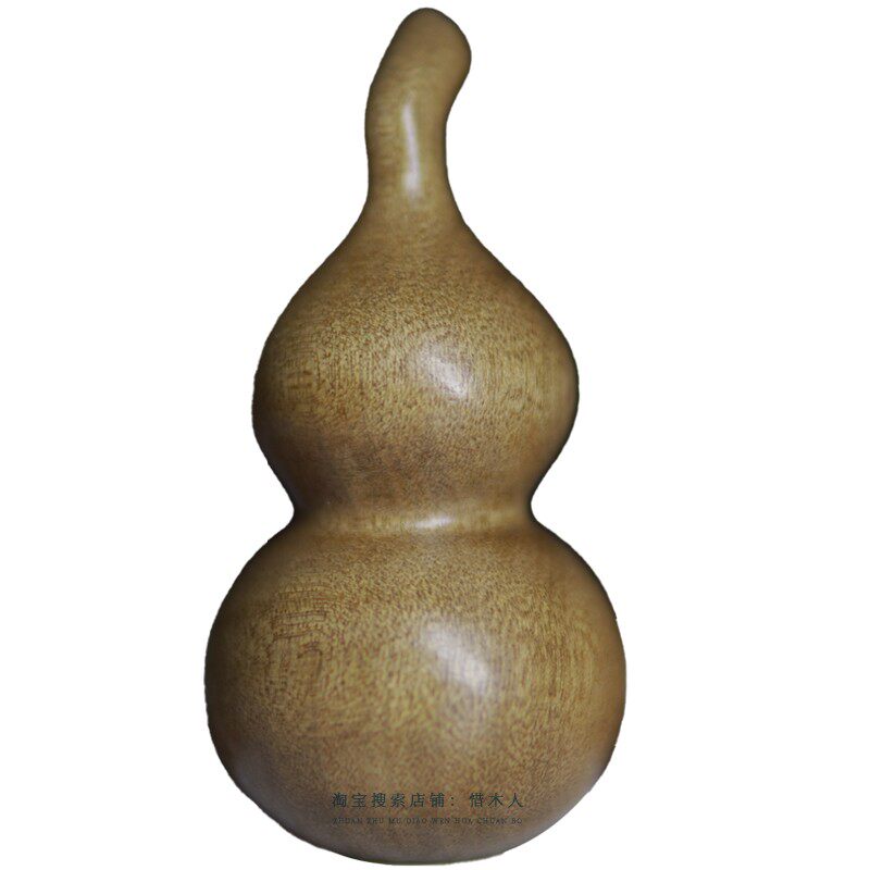 天然金丝楠木葫芦手把件汽车挂件家居摆件饰品木雕工艺品原木色的