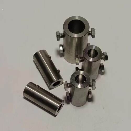 不锈钢联轴器电机轴套减速机专用连接头搅拌杆套筒/304变径转接头