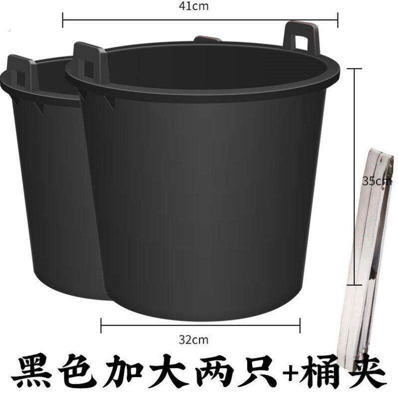 老式牛筋挑水桶水桶家用塑料粪桶农用特厚摔不烂双耳便桶尿桶浇菜