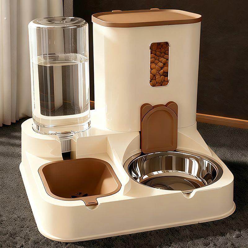 狗狗猫咪饮水机猫粮自动喂食器猫投喂宠物喝水神器猫碗狗碗用品