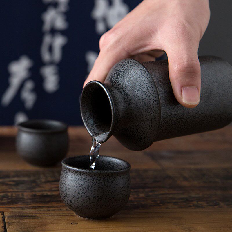 中秋礼物美浓烧清酒温酒壶日式酒杯暖酒器烫酒具白酒器送礼佳品