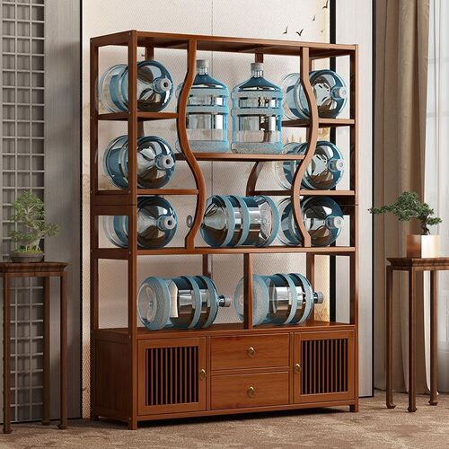 #多层博古架中式多宝阁茶具置物架茶叶柜茶货柜展示架客厅隔断书