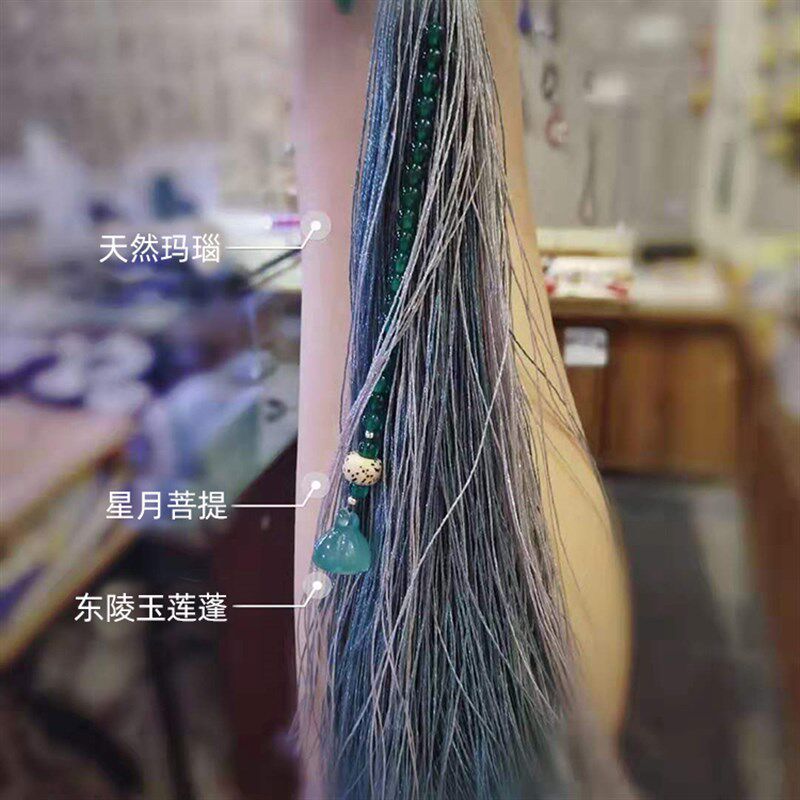 天然小葫芦串开口压襟随身携带可放东西安康中式衣服配饰葫芦挂件