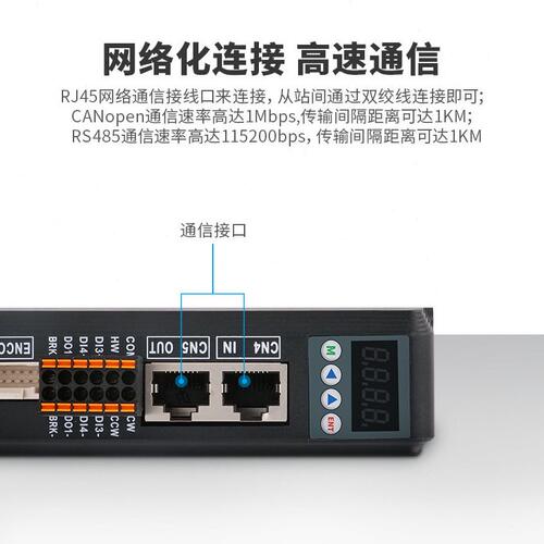 甄选杰美康CANopen总线通讯57 60闭环步进电机驱动器套装2.2NM3NM
