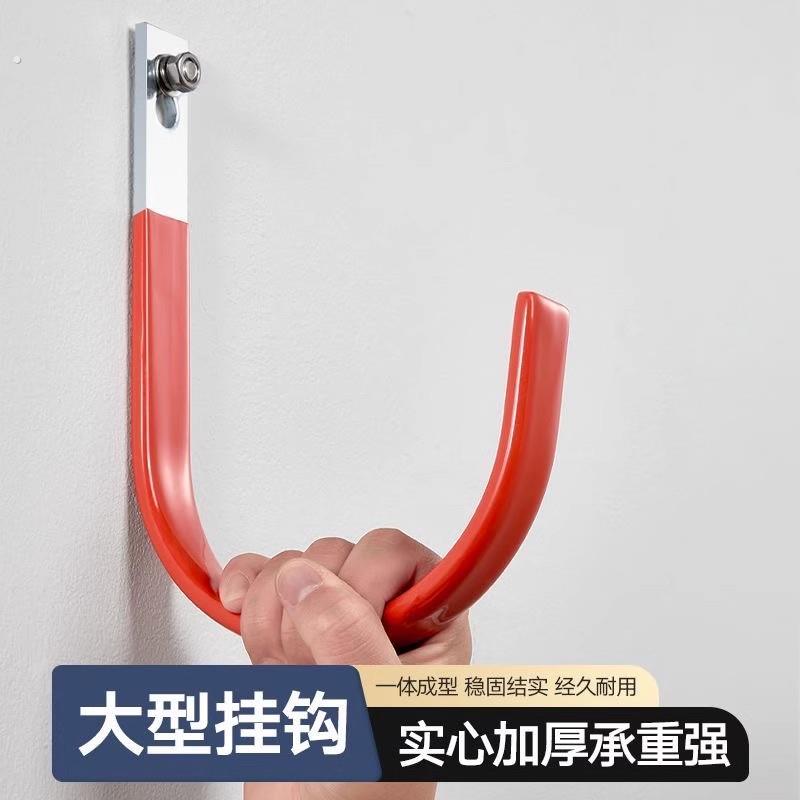 室外重物大挂勾上墙壁挂架梯子电缆线水管挂钩工具吊钩免打孔勾子