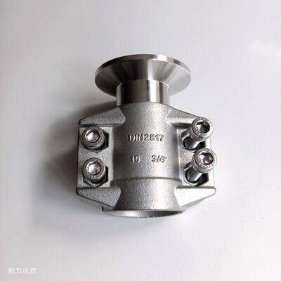 甄选EN14420  DIN2817不锈钢扣压TC卡盘胶管接头拉瓦安全卡箍管夹