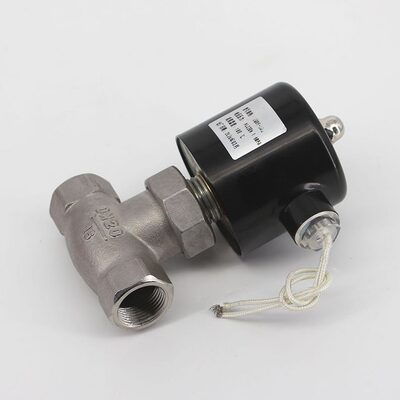 甄选蒸汽电磁控制阀220v24v电阀温压不锈钢电磁阀常闭ZQDF气阀