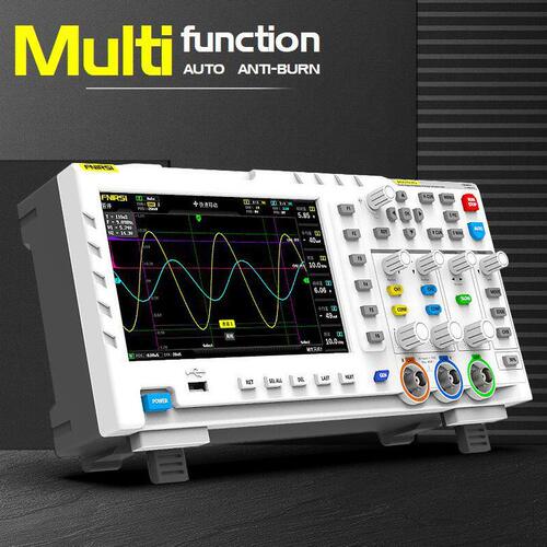 甄选FNIRSI 1014D 数字存储示波器100MHz双通道示波器 信号发生器