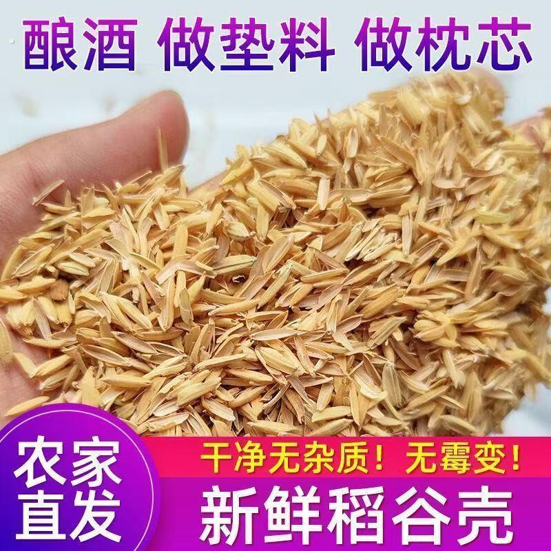 东北新磨水稻稻壳农家稻谷壳新鲜稻壳谷壳酿酒垫料枕头枕芯填充