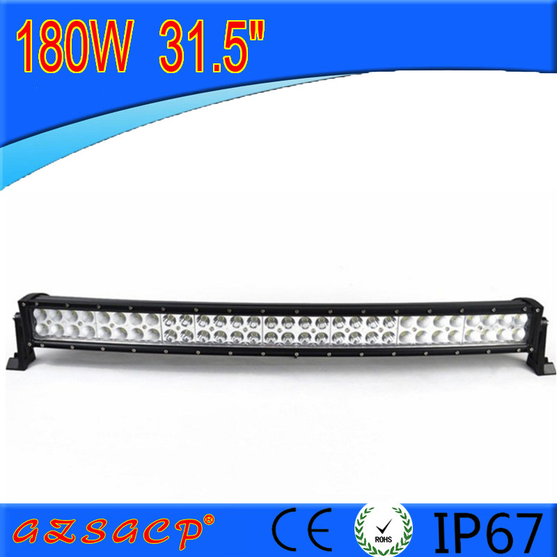 汽车LED双排弧形长条弯灯 货车越野车超亮12V24V前杠中网车顶射灯