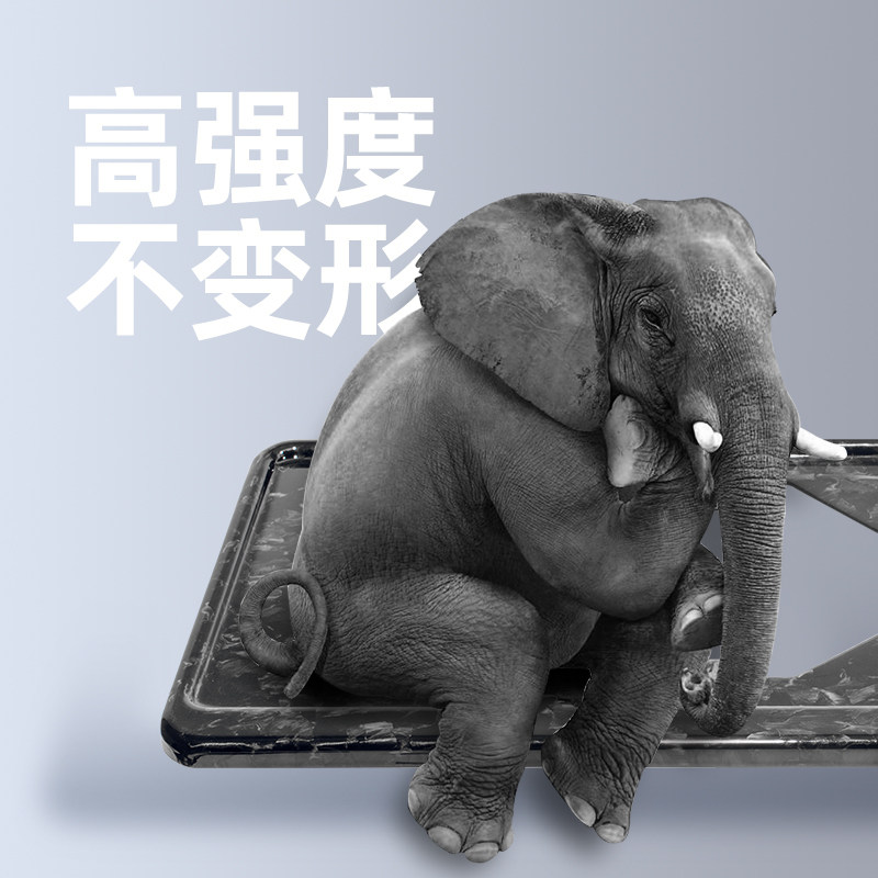 理想L9车牌框真碳纤维新能源绿牌L8/L7车牌边框牌照框保护套改装