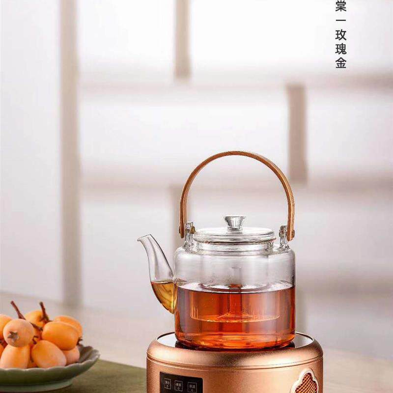 信轩堂 01海棠9周年纪念新品触摸式电陶炉电热煮茶炉茶具 新款